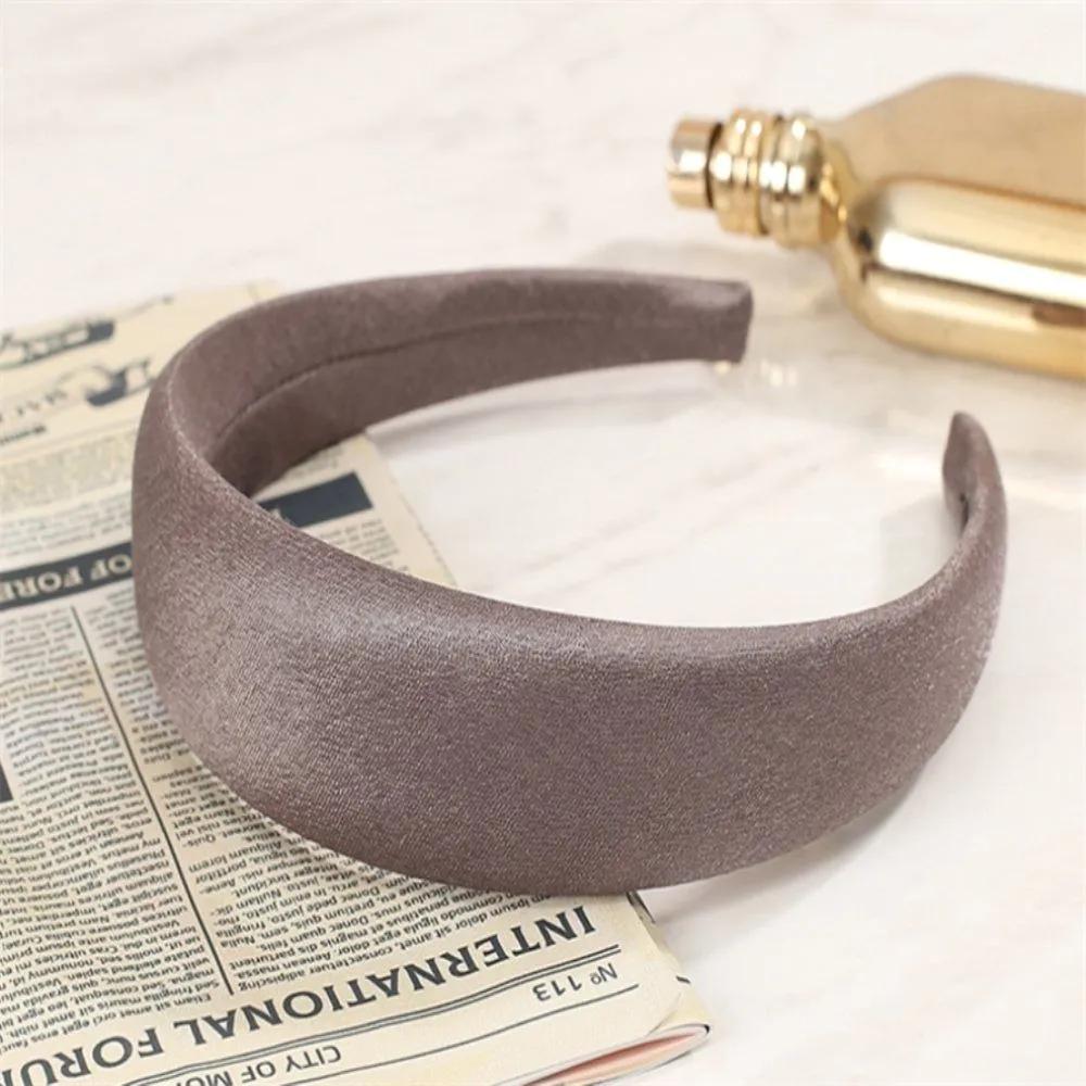 Thick satin hairband Cocoa hair accessory hairband