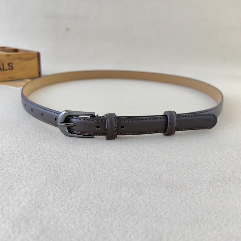 Minimalist Pu Leather Belt For Women With Alloy Buckle Suitable For Work And Daily Use