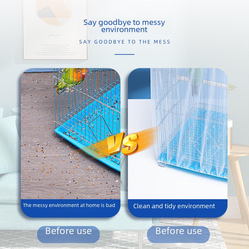 Vogelkäfig-Staub- und Mückenschutznetzabdeckung für Nymphensittiche und Wellensittiche