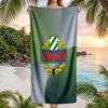 Asciugamano da Spiaggia Rapid Wien FC ad Asciugatura Rapida in Microfibra Assorbente Portatile da Viaggio per Nuoto