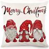 New Christmas Sofa Pillow Cover Home Animal Letter Print Bedside Pillow Cover