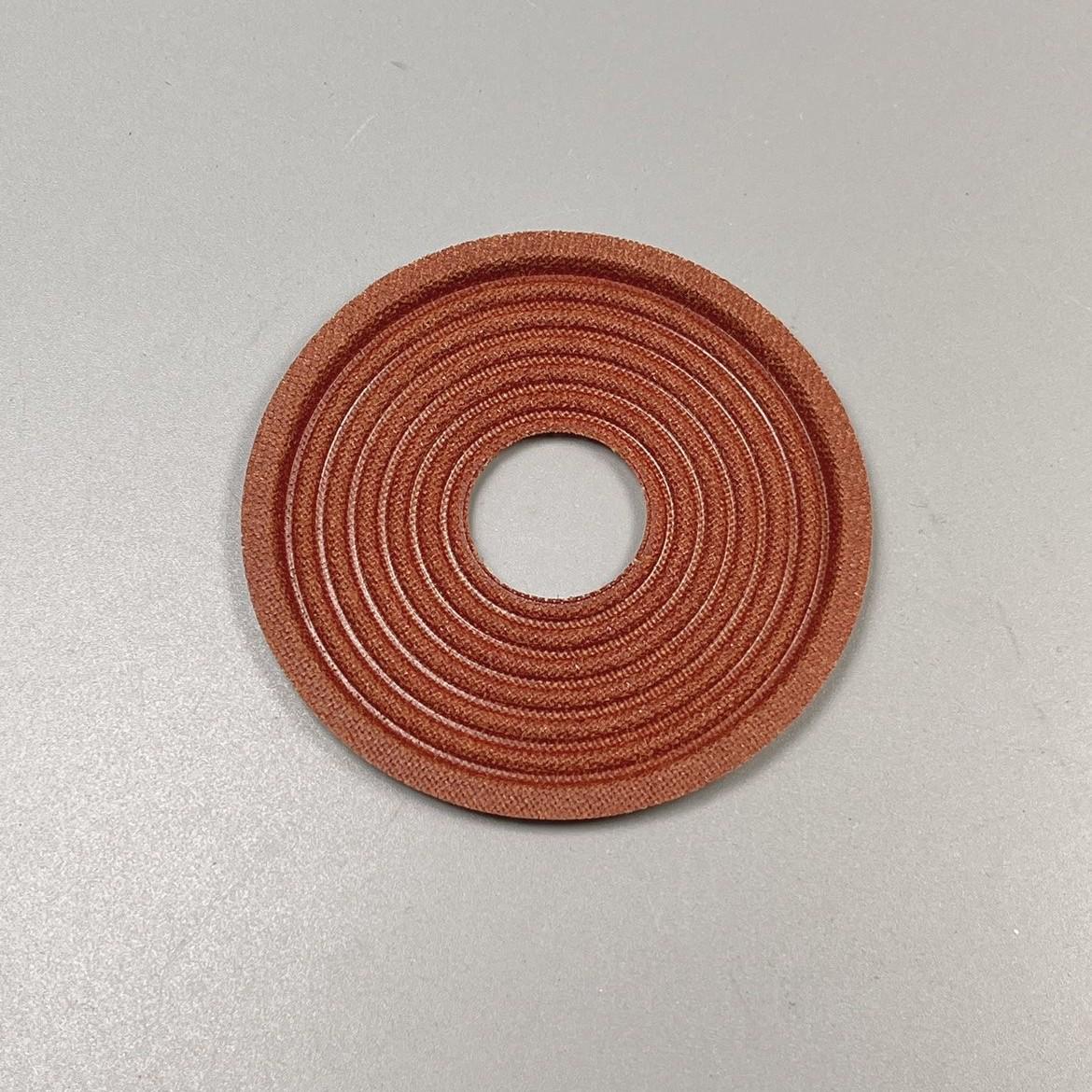 Bass Speaker Suspension Spider: 90mm OD, 25.5mm ID, 3mm Height