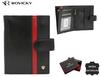 Large Men's Leather Wallet with RFID System and Snap Closure - Rovicky