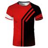 Simple Fashion Quick Dry Sports T Shirts Summer Casual Short Sleeve 3D Printed T-shirts Loose Breathable Gym Table Tennis Tees