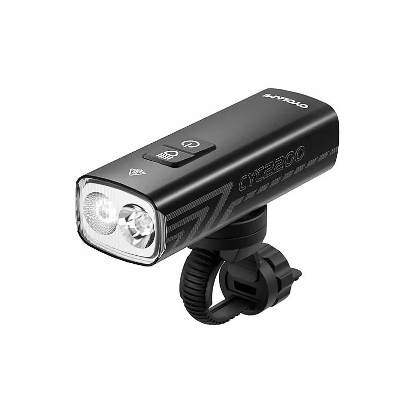 CYCLAMI CYC2200 Bike Light Front Lamp Type-C Rechargeable Bicycle Light IPX6 Waterproof Headlight Bike Accessories CYC2200
