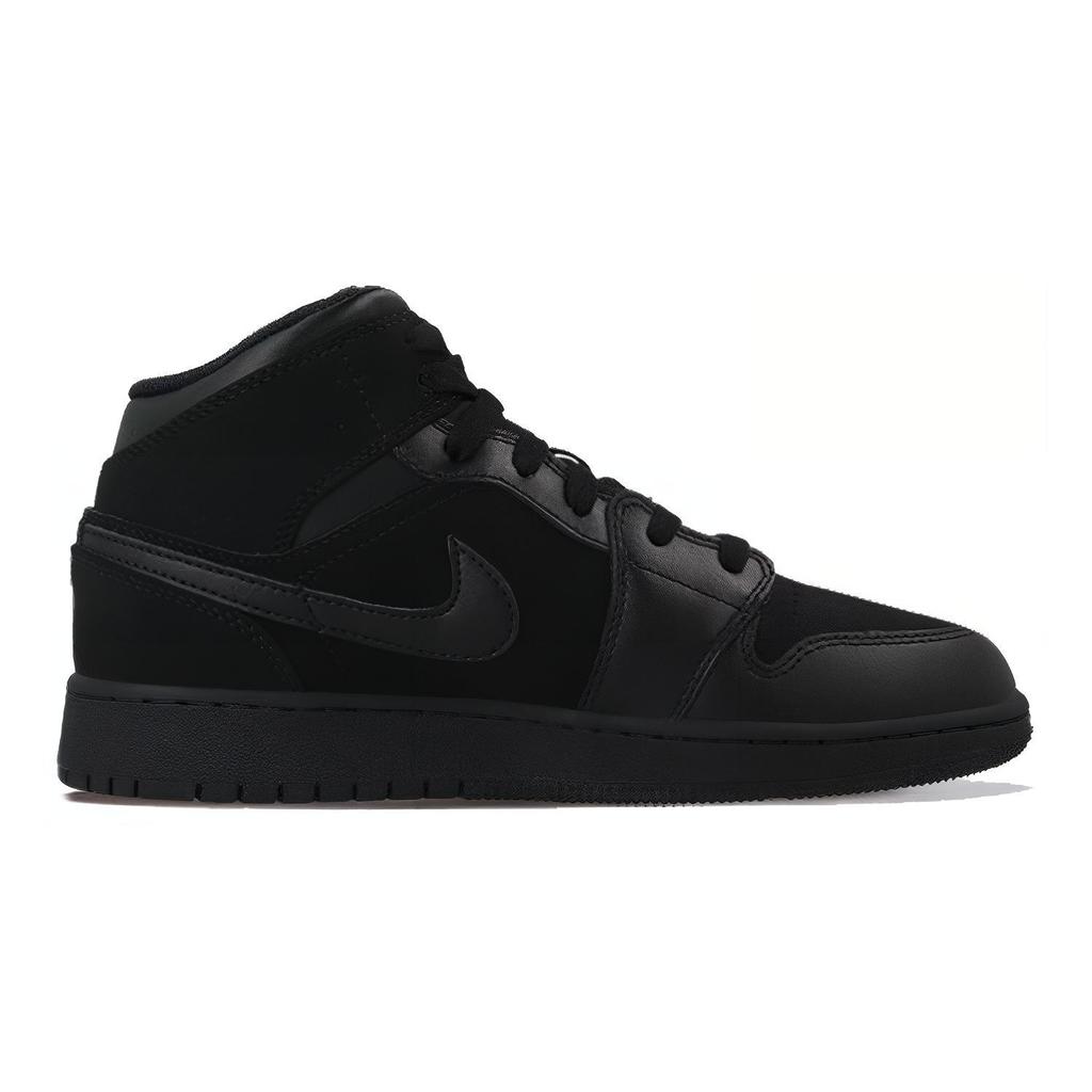 Jordan 1 Mid Triple Black 2016 GS 554725-050