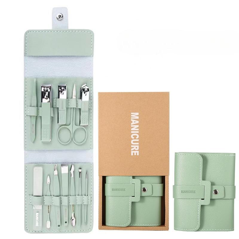 Stainless Steel Nail Clippers 6-piece Set, Portable Nail Clippers Household Nail Clippers To Remove Dead Skin Fork Manicure Tool