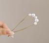 French pearl hair SLIDE wedding headdress pearl hair ornament