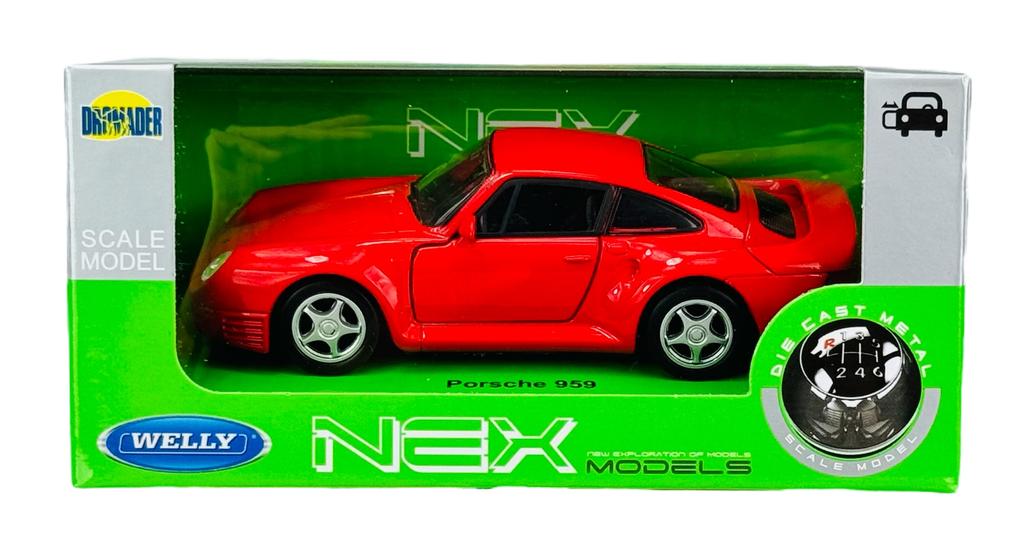 WELLY PORSCHE 959 RED 1:34 43737