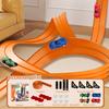 Latest Popular Children And Boys Stylish Diy Assembled Track Aluminum Car Gravity Inertial Slide Car Children'S Favorite Xmas Presents