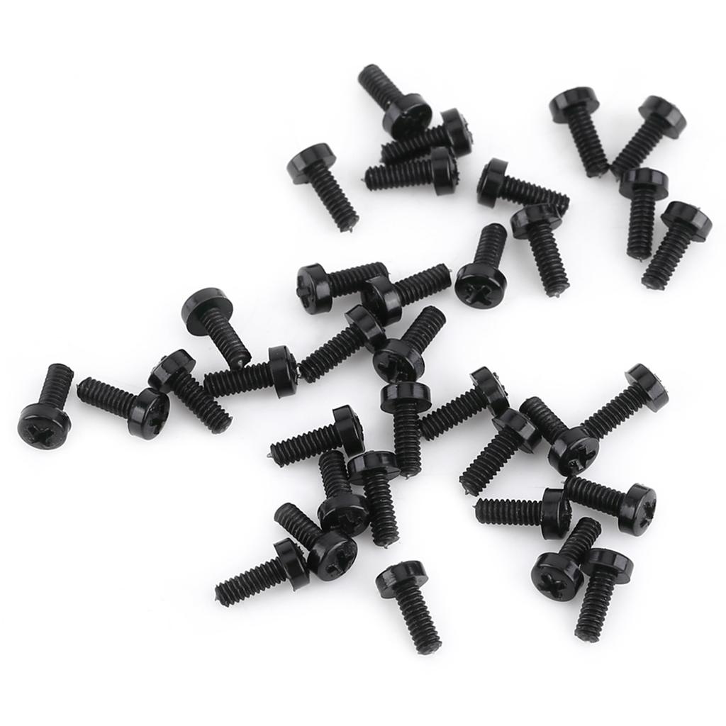 250PCS Nylon M2 Hex  Female Standoff Column Spacer Screw Assortment Kit (M2 Female Standoff D)