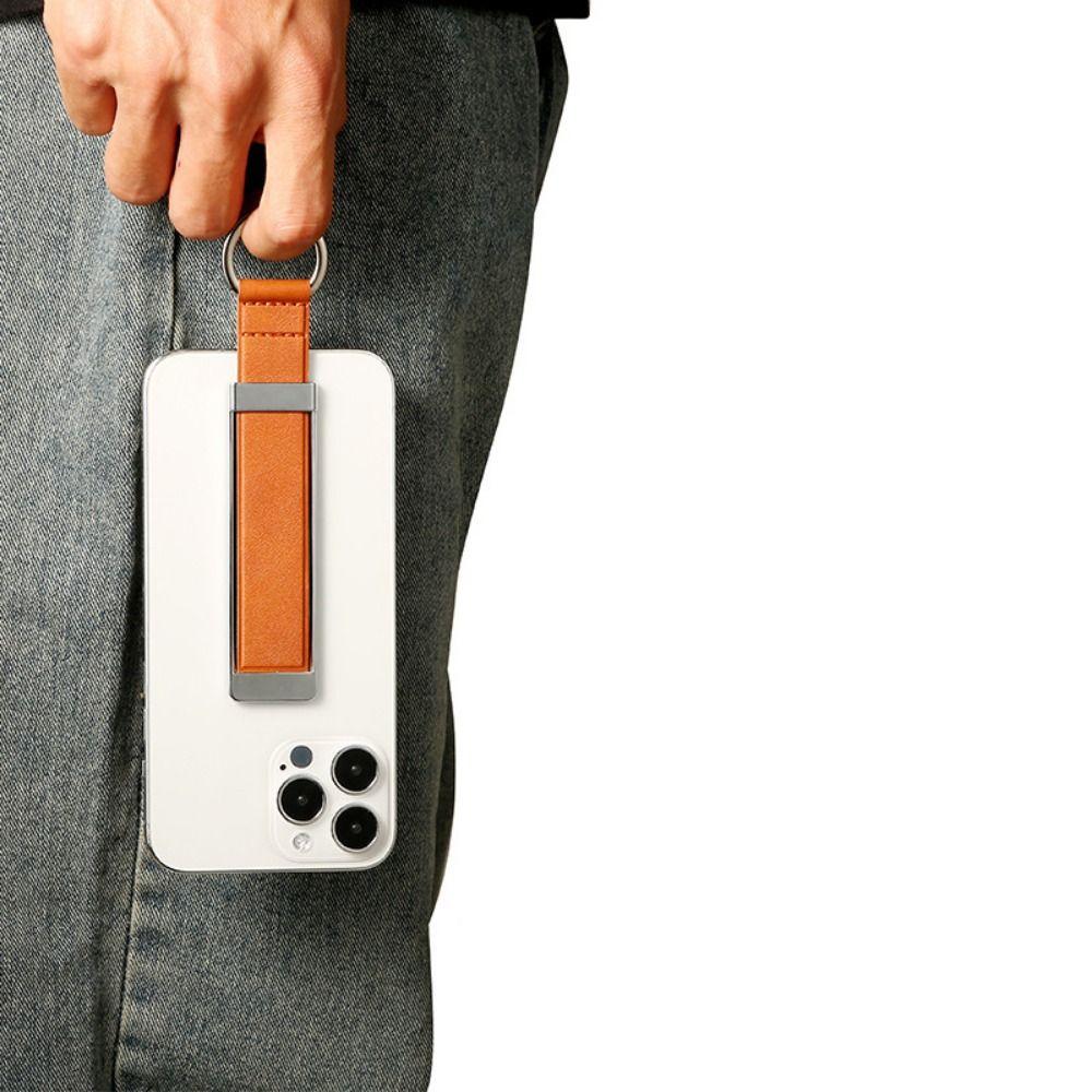 Wrist Band Finger Grip Phone Stand Metal Telescopic Phone Finger Strap  Mobile Phone