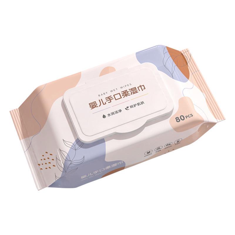 Baby Gentle Hand & Mouth Wipes: Non-Irritating, Alcohol-Free, Soft, Skin-Friendly, Pure Water Formula for Daily Use