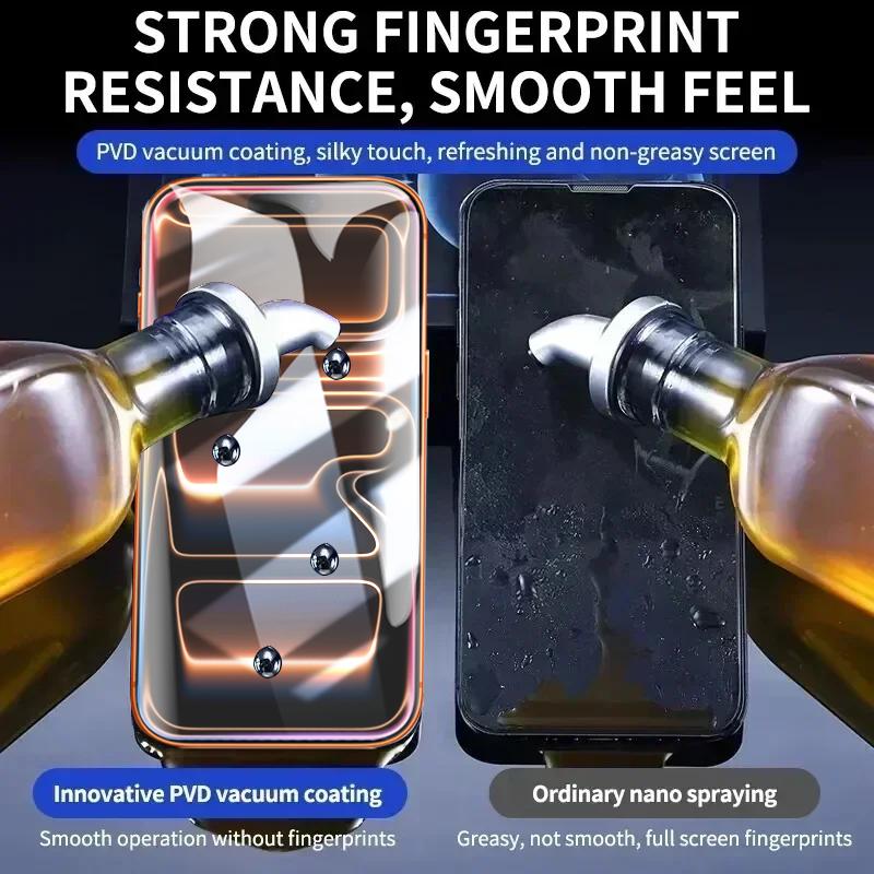 2 Peças 8k Hd Vidro Temperado Para Iphone 17 12 13 16 Pro Max Air 16e 14 15 Plus Protetor De Tela De Vidro Fácil Instalação Caixa Livre De Poeira