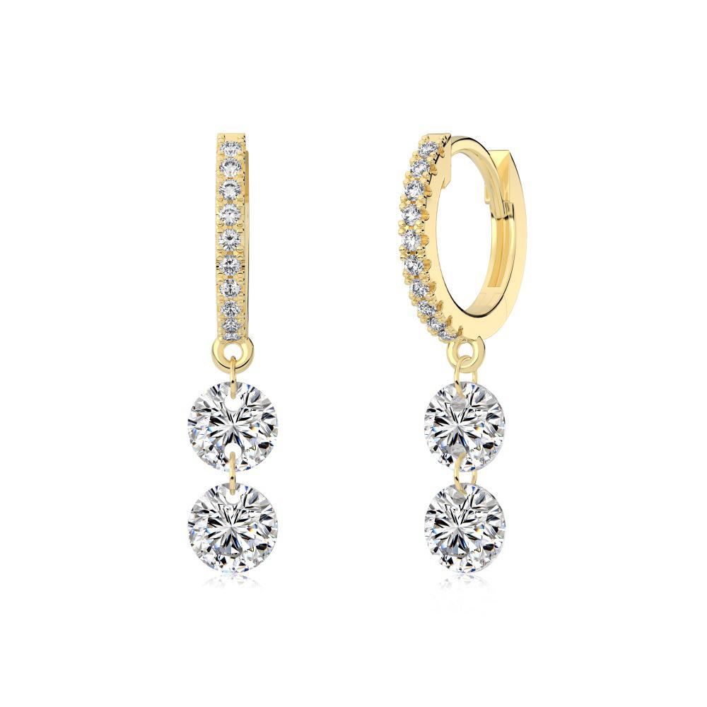 Japanische & Koreanische S925 Sterling Silber Geometrische Zirkon Ohrstecker für Damen - Elegantes, Vielseitiges, Leichter Luxus Modeaccessoire