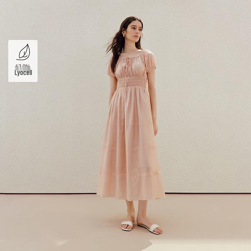 

INMAN French Chic Off-Shoulder A-Line Midi Dress M