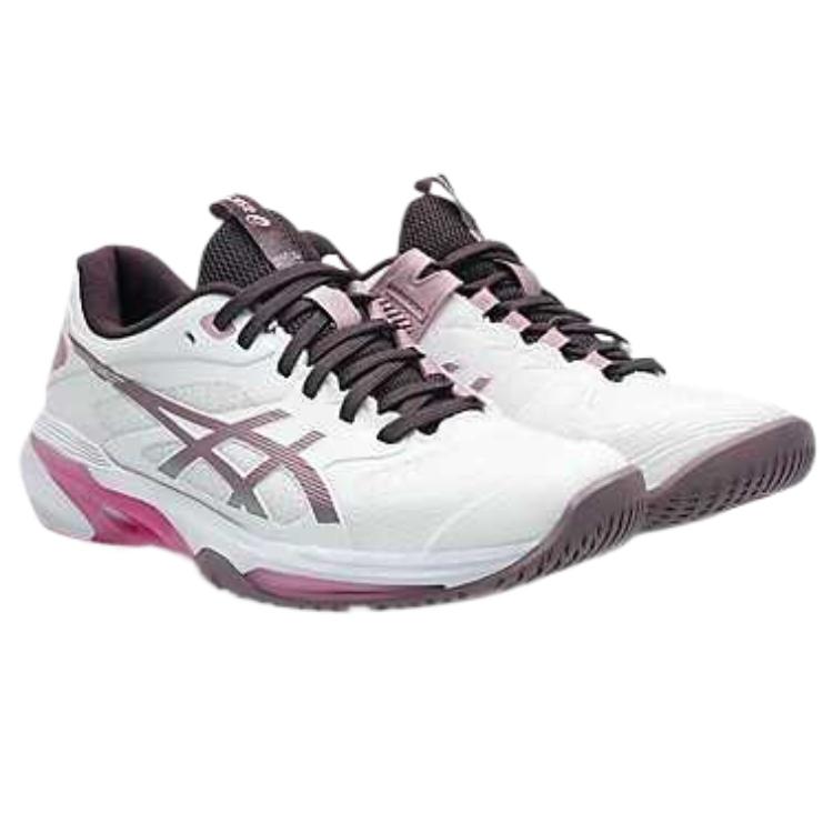 Asics Solution Speed FF 4 Lace-Up Comfortable Round Neck Shock Absorption Non-Slip Low-Top Tennis Shoes Women Sneaker 1042A307-102