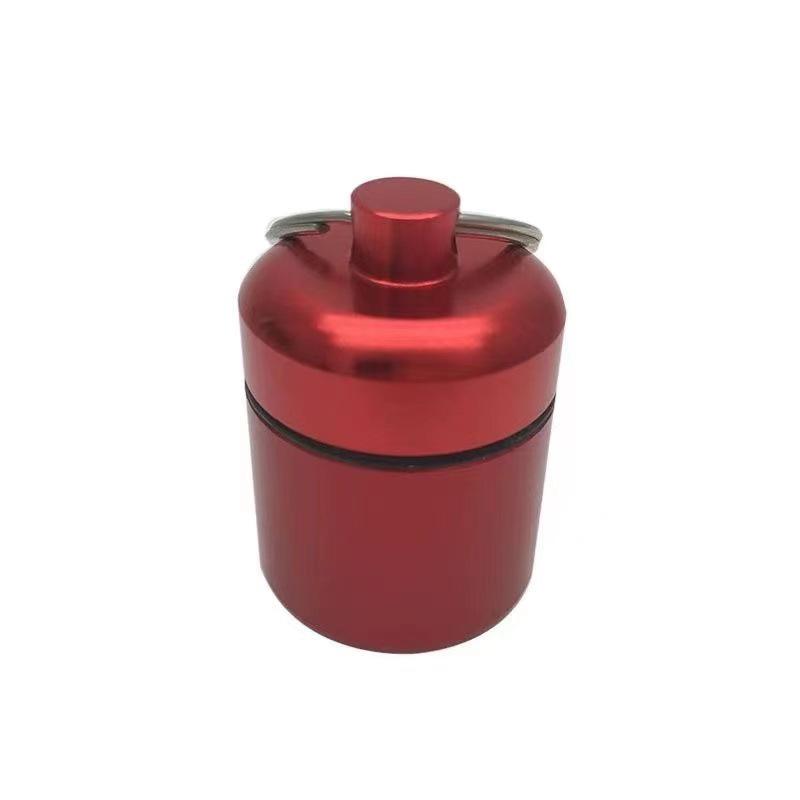 Aluminum Alloy Earplug Storage Box with Keychain