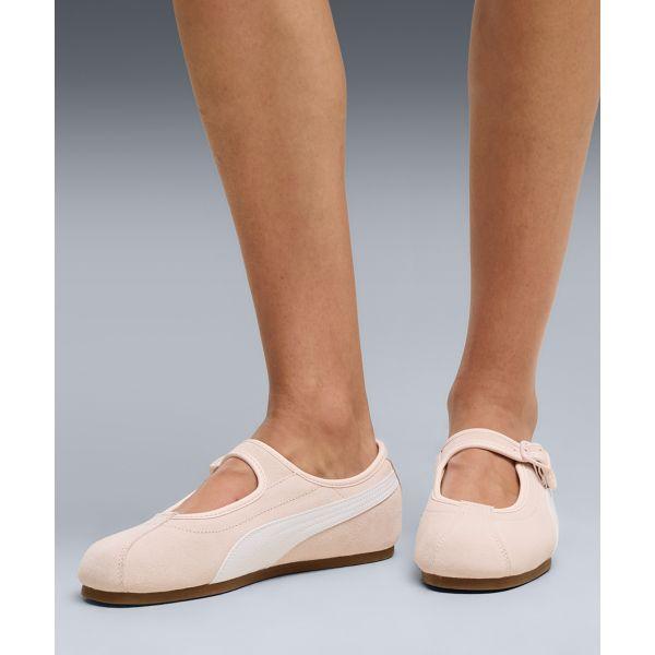 Puma Tackle Comfortable Soft Flat Mary Jane Shoes Women Shoes Pink 408550-02