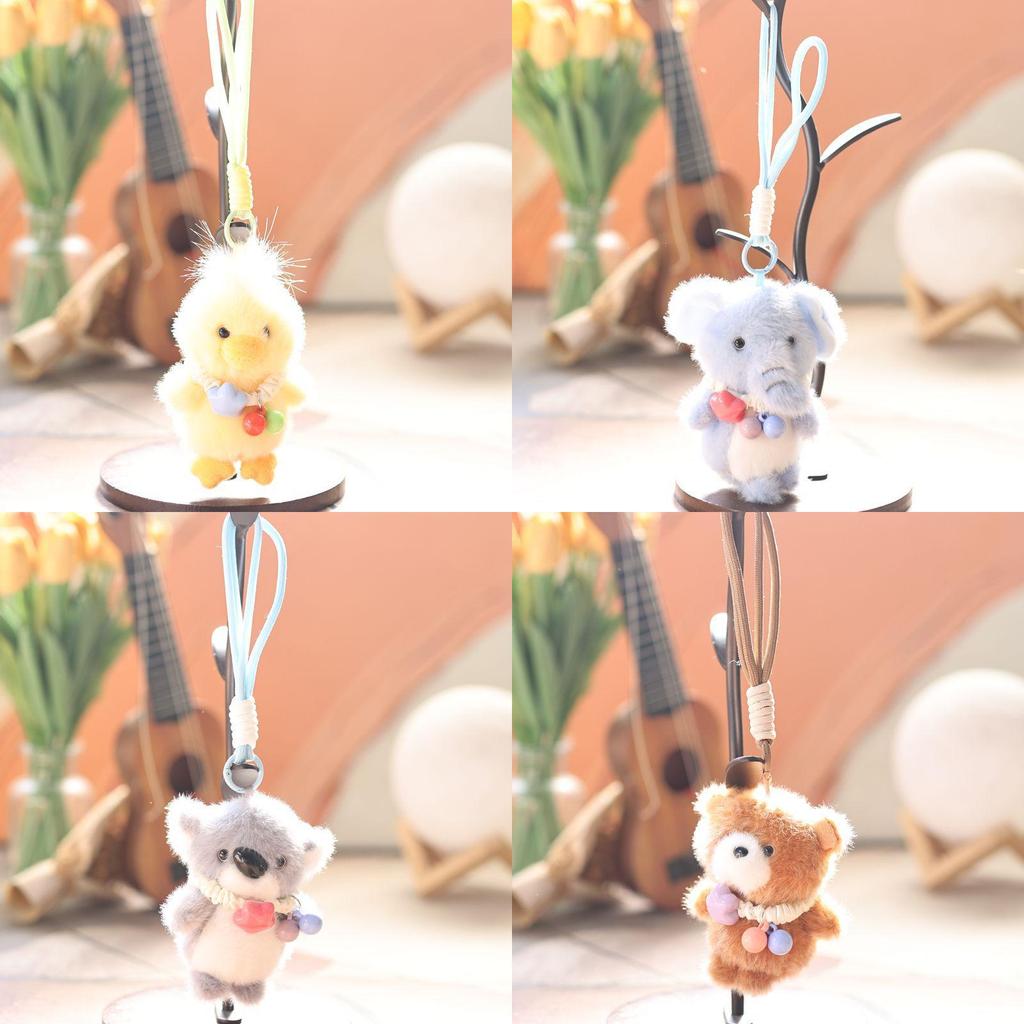 Cute Raccoon Plush Keychain With Soft Pp Cotton For Bag Decor And Gifts