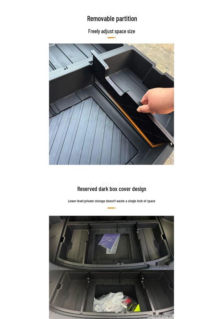 BYD Sea Lion 06 DMI Rear Trunk Hidden Storage Organizer for EV
