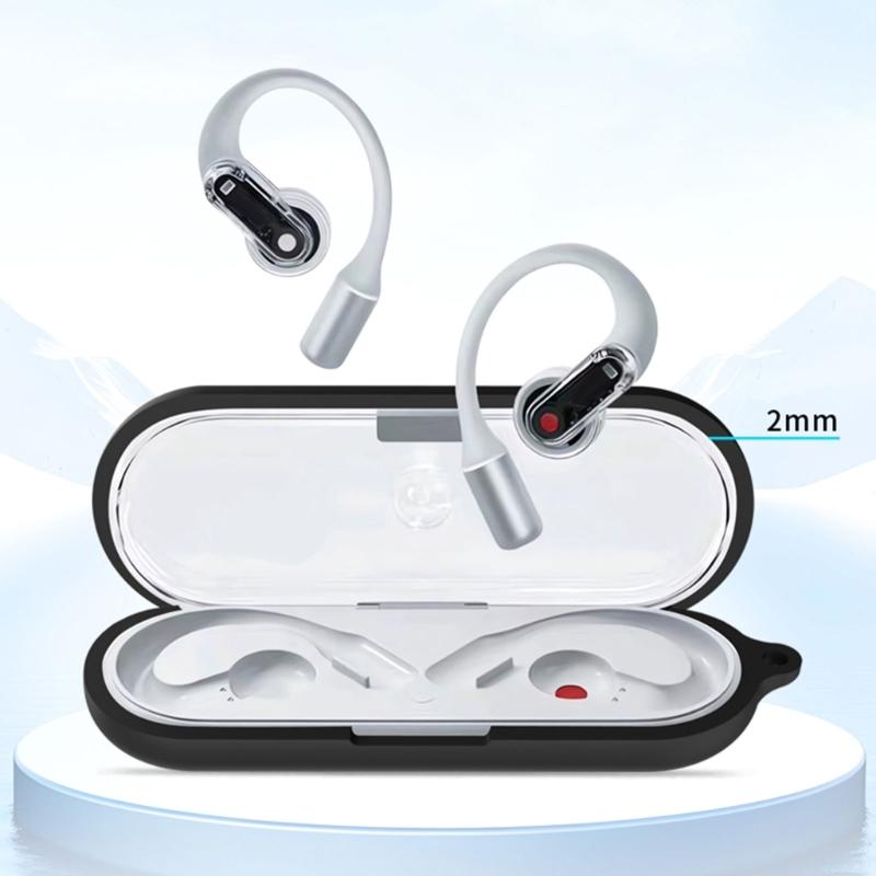 Scratchproof Carrying Case Shockproof Skin Suitable for Ear (open) Headphone Dustproof Housing Washable Silicone Sleeve
