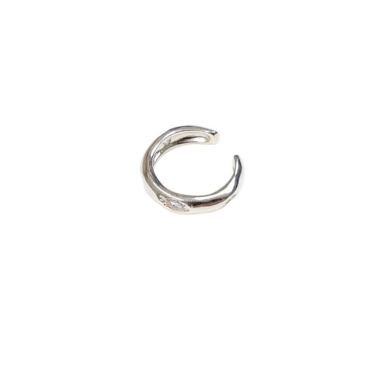 LAYERMOOD [PEARL&DRAPE] Silver925 Foil Ring