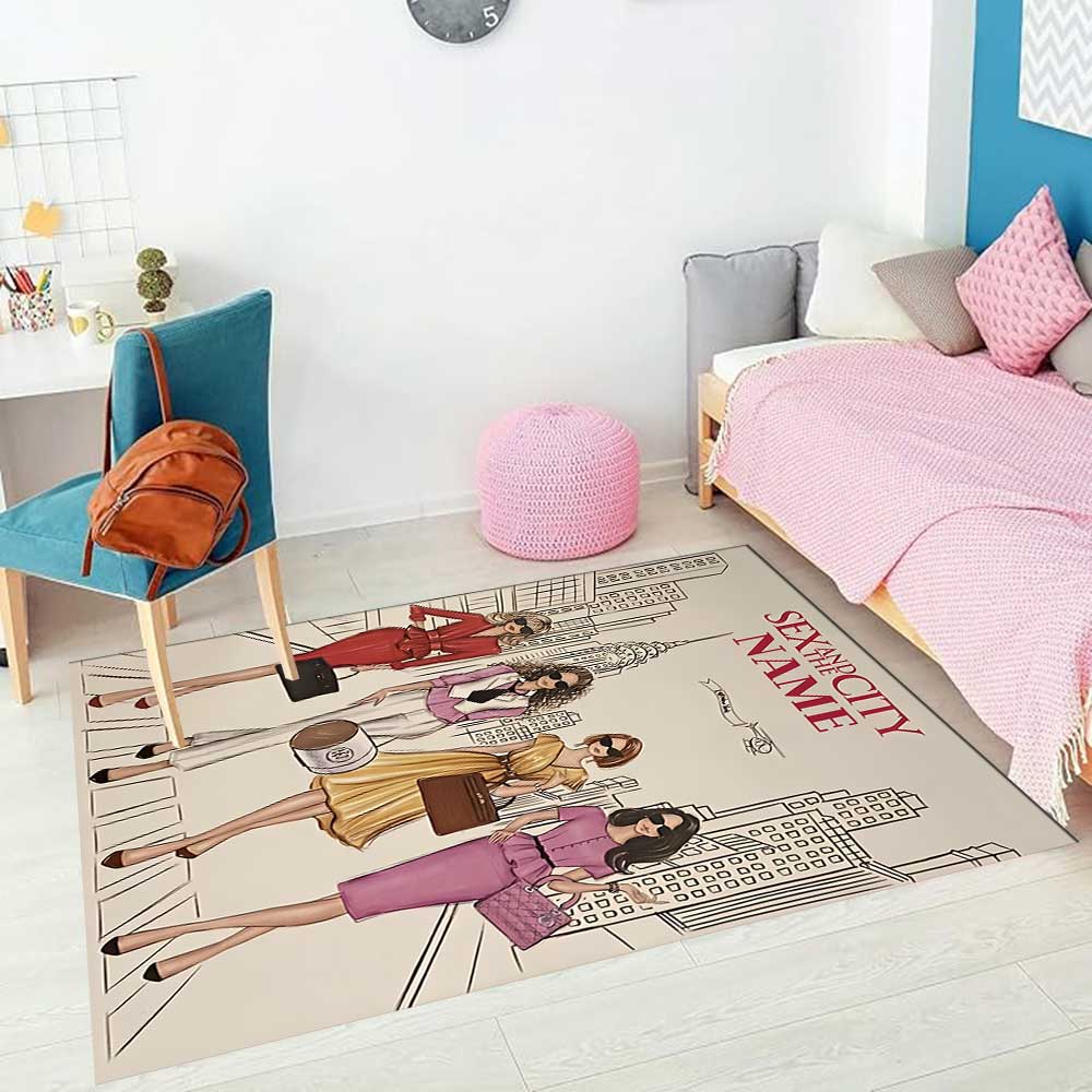 Warner Bros. Lavori (8) Personalizza il tuo tappeto con nome, cuscino per sedia da ufficio, regalo per camera da letto, soggiorno di casa.