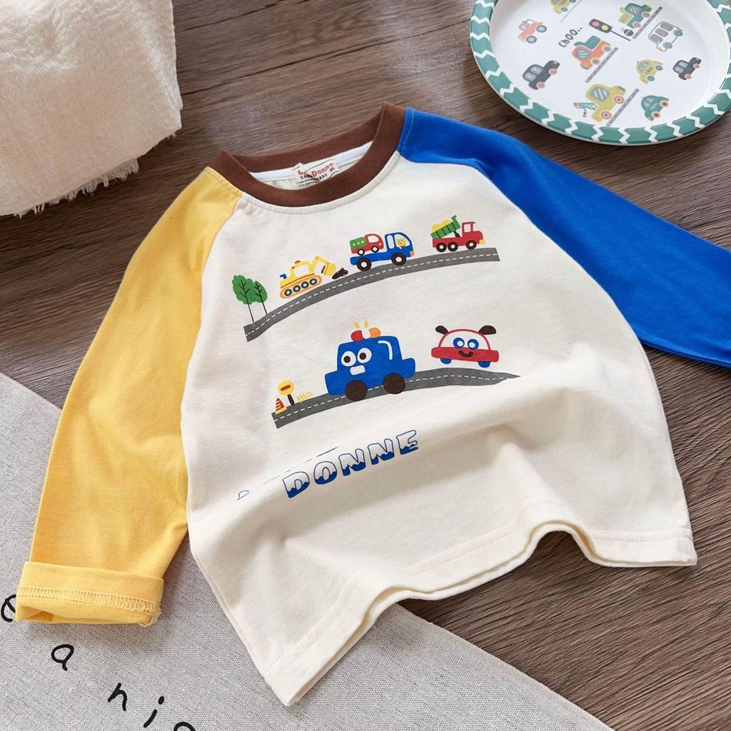 Children’s 2025 Spring Long-Sleeve T-Shirt, Soft Two-Piece Layered Base Shirt for Boys and Girls