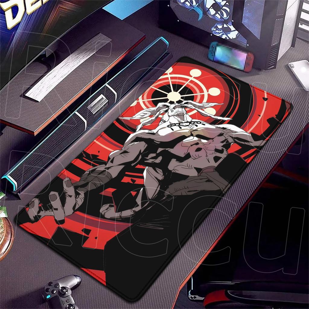 HD XXL Ryomen Sukuna 400x900mm Black Anime Jujutsu Kaisen Mouse Pad Gojo Satoru MousePad Computer Gaming PC Accessories Desk Mat