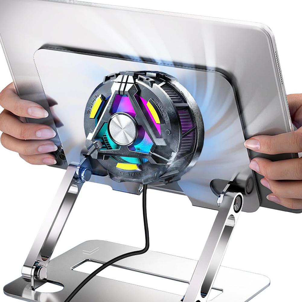

Магнитный и задний зажим для планшета, охладитель RGB с подсветкой, 25 Вт, охладитель для планшета, полупроводниковый охладитель для мобильного телефона, радиатор охлаждения для iPad/iPhone 15