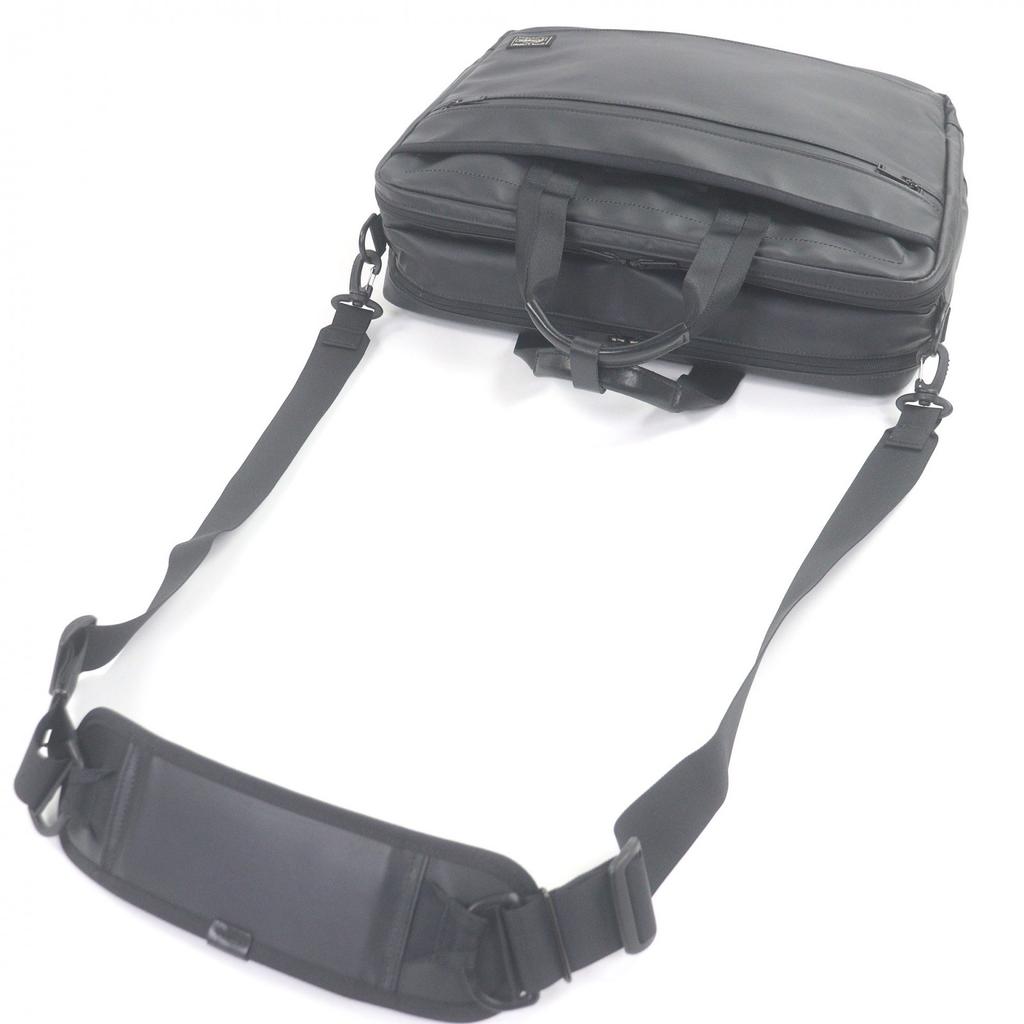 Excellent PORTER Briefcase CLOUD 2WAY BRIEFCASE Cordura Nylon Oxford Black Used