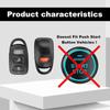 2PCS Smart Car Remote Control Key Fob OSLOKA-423T For Hyundai Elantra 2016-2020