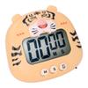 Digital Kitchen Timer Countup Countdown Cartoon Animal Sound Flash Alert Easy Operation with Stand for Cooking Teaching