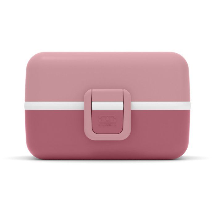 Lunch Box Enfant - MONBENTO - 3 Compartiments - Sans BPA - MB Tresor Rose Blush