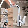Baihan L-shaped 720° Swivel Hot & Cold Basin Faucet