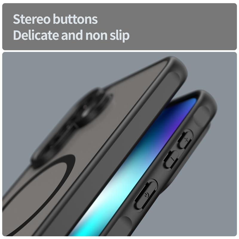 For Samsung Galaxy A37 A57 5G Case Semi-Transparent Frosted Matte PC+TPU Anti-fingerprint Translucent Cover for Galaxy A 37