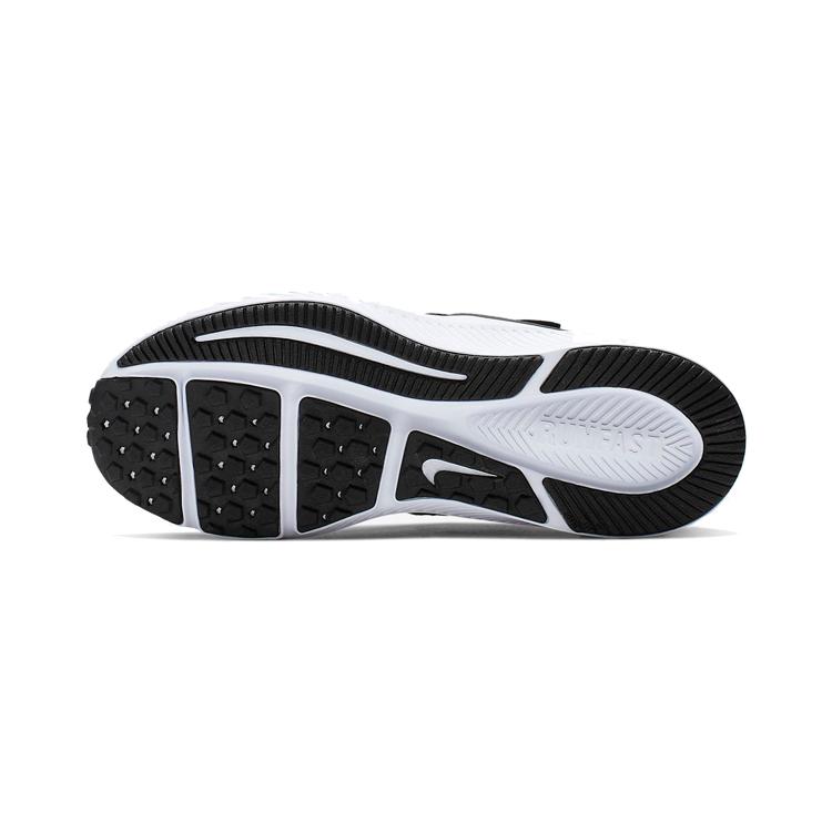 Nike Star Runner 2 Minimalist Style Low Top Kids' Running Shoes Black White Children Aged 3 7 Years Old AT1801-001