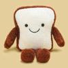 Trendy Plush Toy: Baking Egg Tart Bagel Burger Toast Doll Ornament for Kids
