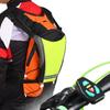 LED Turn Signal Bike Pack USB Rechargeable Reflective Backpack Attachment Clip with Remote Control LED Backpack with