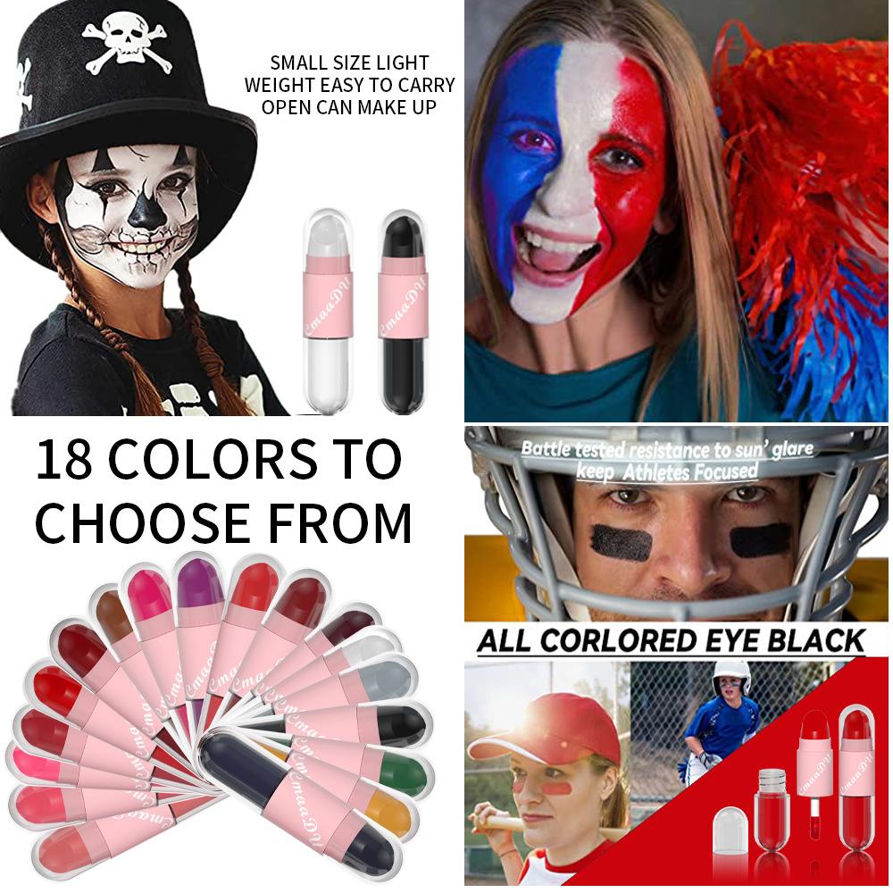 Halloween Lipgloss-Set, 3-teiliger nicht-klebender glänzender Lippenstift, glitzernde lila und schwarze Lippenfarben, langanhaltend, nicht abfärbend
