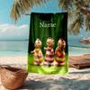 Custom Name Ultra-Soft Beach Towel with In the Night Garden Theme,Ideal for Pool - Camping, Diving - Perfect Travel Essential, Vibrant Beach Towel.