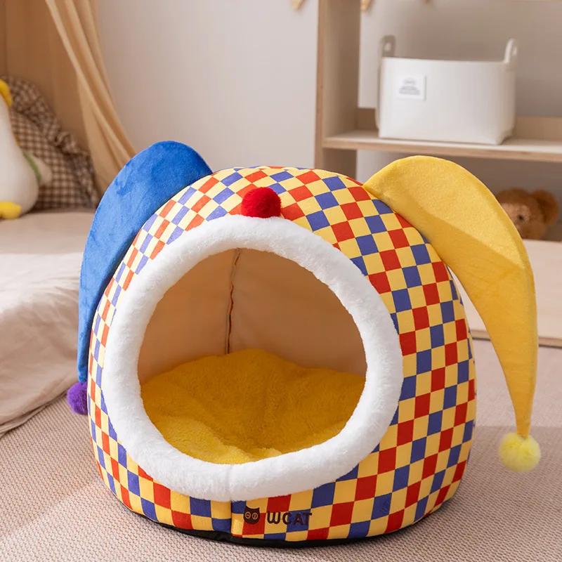 

Fluffy Big Beds for Cats Dogs Puppy Soft Pet Mat Small Breeds Bedding Cozy Basket Accessories Warm Bed127 S