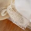 Sun Hat Breathable Large Brim Design Sun Protection Hat Lace Bow Decoration French Style Straw Hat Headwear