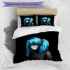 3pcs Sally Face1 Pattern Bedding Set Duvet Cover Set Includes Duvet Cover &pillowcases, Perfect All Season Bedroom Decoration & Gift
