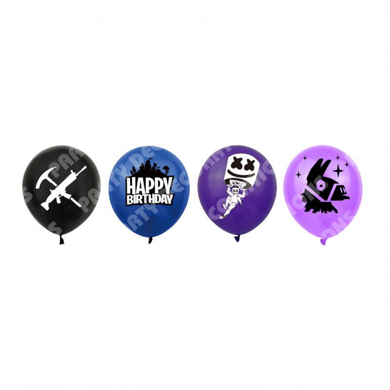 Baolei Flüssige Geburtstagsfeier Dekoration Set 26 Stück Banner Wimpelkette Kuchenaufsätze Luftballons Thema Dekoration Zubehör für Jungen Mädchen