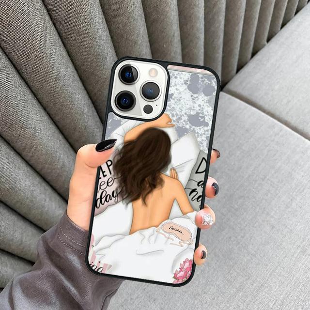 Girl Boss Pink Women Cartoon phone Case Cover For iPhone 17 Air 16 15 14 Plus apple 16 11 12 13 Pro Max coque
