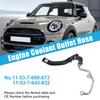 X AUTOHAUX Compatible with Mini Cooper Coolant outlet hose and coolant return Replacement for OEM part number 2009-2015 engines. pipe.