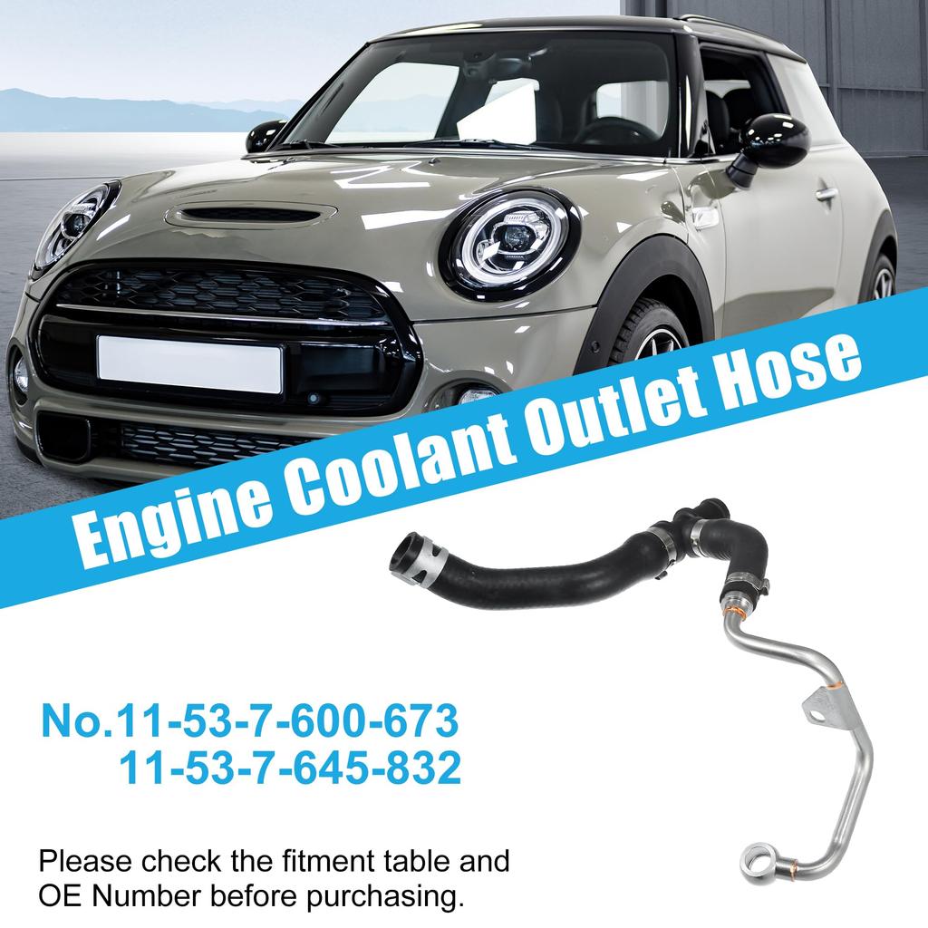 X AUTOHAUX Compatible with Mini Cooper Coolant outlet hose and coolant return Replacement for OEM part number 2009-2015 engines. pipe.