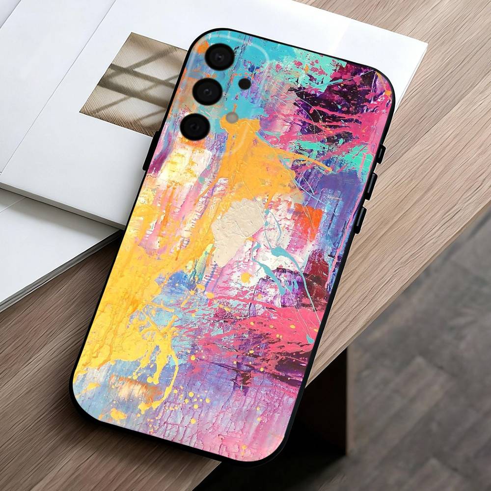 Cool C-Colorful G-Graffiti  phone Case For Samsung Galaxy A73,A72,A71,A70,A53,A52,A51,Others Soft Black Shell